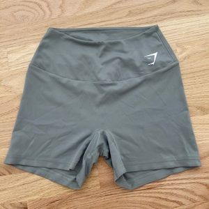 Gymshark gray biker shorts